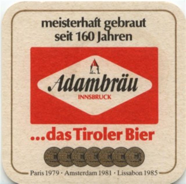 innsbruck t-a adam meister 2-3a (quad185-7 medaillen) 